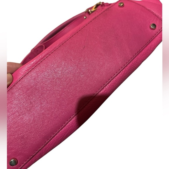Rare Kate Spade Cobble Hill Minka handbag in a vibrant hot pink/fuchsia color